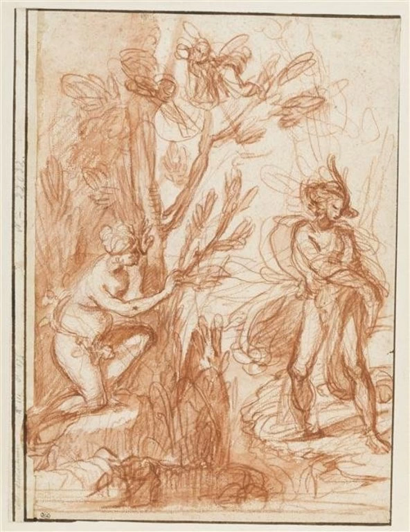 Eco che spia Narciso - Museo del Louvre, Parigi